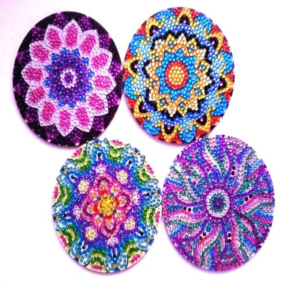 Rhinestone Mandala Coasters - Picture 2 of 5